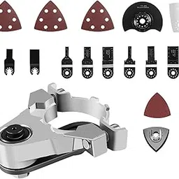 UJEAVETTE Angle Grinder Conversion Angle Grinder Adapter Oscillating for Polishing Style A-picture-35