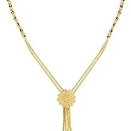 sukkhi Glossy Gold Plated Floral Mangalsutra for Women (M101034)-picture-48
