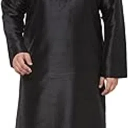 Men's Silk Blend Kurta And Dhoti Set-image-42