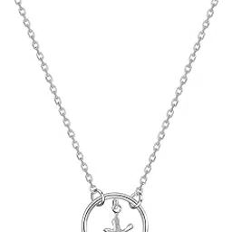 highspark Women & Girls 925 Sterling Silver Dancing Charm Necklace Pendant | 92.5 Sterling Silver & Stunning Silver Shine | Lovely Gift - Bird-picture-20