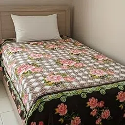 Super Soft Single Bed Floral Blanket | Warm Winter Mink, Lightweight, Colorfast, Cozy Blanket for Home & Gifting-picture-11