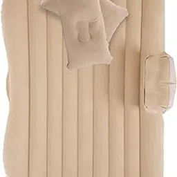 COLLUVA Car Inflatable Bed with Pump & 2 Air Pillows – Quick Inflate Backseat Mattress for SUV, Sedan – Foldable Travel Bed for Kids, Camping, Picnic, Beach – Leakproof PVC–Universal Fit–Halfwhite-picture-19