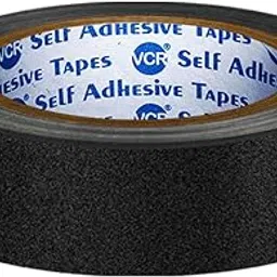 VCR Anti Skid/Anti Slip Tape - Black - 5 Meters in Length - 24mm / 01" Width - 1 Roll Per Pack for Slippery Floors, Waterproof Adhesive for Bathroom Floor, Stairs, Easy To Apply-picture-16