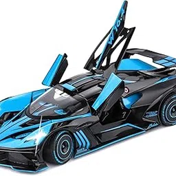 Magicwand 1:24 Scale Die-Cast Bugattti Bolide【Colors As Per Stock】【Large】 with 4 Openable Doors,Pull Back Action,Lights,Music & Working Horn & Smoke【Pack of 1】-picture-25