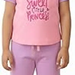 cerabi Kids Cotton Loungewear Set, T-Shirt and Track Pants Collection, Casual Comfort Wear, Multiple Designs-picture-16