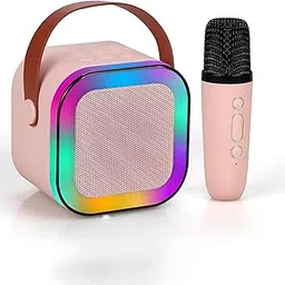 Hybite Mini Karaoke Toy Speaker: Wireless Microphone & 5W Bluetooth Speaker for Kids (Multi Colour) – Rechargeable with BT, TFT, AUX & USB Connectivity.-picture-63