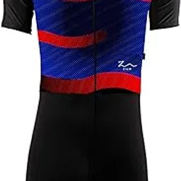 ZIUM Boys 4 Way Lycra Multi Purpose Swimsuit, Cycling Suit, Athletic Suit Cum Skating Suit with Half Sleeves & Half Legs-picture-12