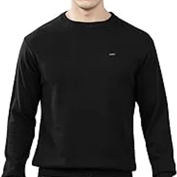 cantabil Solid Round Neck Full Sleeves Regular Fit Mens Casual Sweater | Casual Sweater for Men | Mens Sweater for Winter Wear (P_MSWL00091)-picture-17