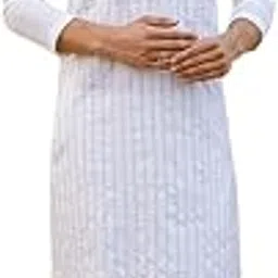 see designs Men Full Sleeve Cotton Pintex Design Thread Work Mandarin Collar Side Slit Kurta With Pyjama-picture-23