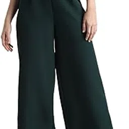 only Women Regular High Rise Belted Pure Cotton Culottes Trousers-picture-44