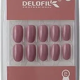 Delofill professionl 24 PCS Soft Matte Press-On Nails | Natural Look, Lightweight & Comfortable-picture-48
