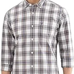 allen solly Men's 100% Cotton Regular Fit Shirt-picture-52