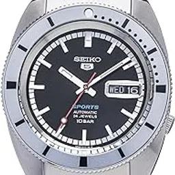 seiko Stainless Steel Analog Black Dial Men's Watch-Srpl05K1-picture-55