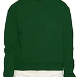 koverify Cotton Blend Round Neck Solid Sweatshirt for Women-picture-65