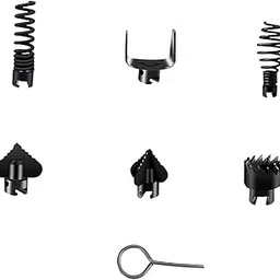 SECRET DESIRE™ Drain Cleaner Machine Combination Cutter Head Drain for Drain Augers Kitchen Black 7Pcs-picture-18