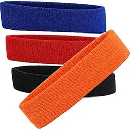 r lon R-LON Workout Headband for Women & Men - Moisture Wicking & Non-Slip Exercise Hairband or Sports Sweatband -Ideal for All Sports Like Tennis, TT, Badminton, Running and Yoga (4 PC) a48-picture-49