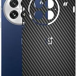 AtOdds Mobile Skin Sticker Wrap | Compatible for ONEPLUS 13 (5G)| Scratchproof Matte Finish | Full Coverage for All Sides & Camera Protection (Black CF)-picture-27