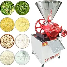 Stainless Steel Kaiju Paste Making Machine with 1 HP Motor| Wet DAL Grinder Machine Capacity 35-50Kg Depend on Material Used to Make Thick Paste-picture-12