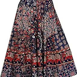 sahaj paridhan Jaipuri Print Cotton Wrapskirt-picture-30