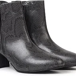 yoho Boot 107 Women’s Winter Boots | Stylish Ankle Boots | Soft PU Upper, Breathable Comfort, Cushioned EVA Foam Insole, Durable Tunit Sole, All Day Wear-picture-10