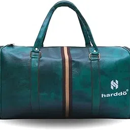 Harddo Leatherette Unisex Travel Duffle Bag for Men & Women (Forest Green) | 35L Carry On Travel Luggage Bag for Travel-image-16