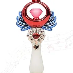 Toyshine Fairy Wand Electric Magic Moon Styling Stick Flashing Toy with Music and Light for Kids 3+ Years - Red-picture-64