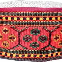 vastraa fusion Unisex Woolen Kullu Cap (Pack of 1) (TS0345D_Broad 4-Small Plus I-Pattern Octagon_Free Size)-picture-22