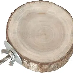KSK Perch Platform for Bird Cage,Natural Round Wooden Stand Platform Bird Toy for Canary Parakeet Cockatiel Parrot Budgie Sparrow(1 Pcs)-image-47