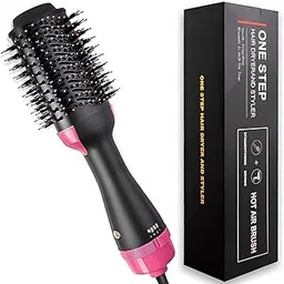 Hot Air Hair Styler Brush – 1000W One-Step Dryer, Volumizer, Curler & Straightener with Negative Ion Technology & Ceramic Barrel-picture-20