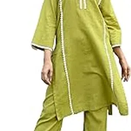 anni designer Women's Cotton Blend Solid Co-Ord Set-picture-21