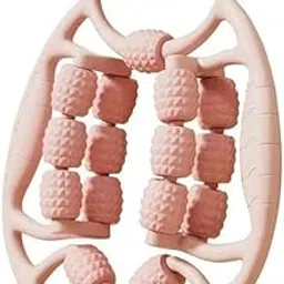 JARVIC ENTERPRISE Double Wheel U-Shaped Leg Massager, 18 Wheels Muscle Arm Roller Relaxer Tool, Exercise Sports Leg (MULTICOLOR)-picture-30