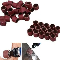 51 Pcs Sanding drum Mandrels for Rotary Tools Sleeves Kit Sander Wood Durable-picture-12