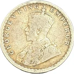 1923 Silver Half Rupee George V British India Coin-picture-29