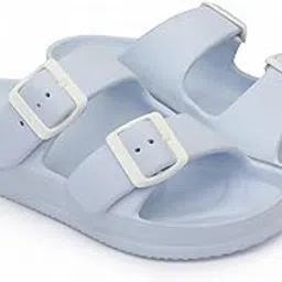 Boom Women’s EVA Slip-On Slippers with Double Buckle Straps | Comfortable & Waterproof Ladies Sandals for Rainy Season, Home, and Travel | Lightweight Non-Slip Chappals for Daily Use (Pack of 1)-picture-33