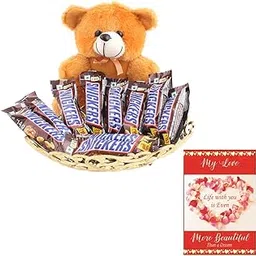 SFU E Com Premium Chocolate Gift Hamper | Valentine Chocolate With Love Greeting Card | Valentine Chocolate Hamper | 1168-picture-11