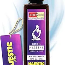 PureVibes Air Freshener Magrena Dignified Aromatic Perfume Mist | Aroma Spray | Majestic Mist | Long Lasting | For Home Car Office Hotel & More | Scent Capturing Hanging Tag | 200 ML (1500+ Sprays)-picture-57
