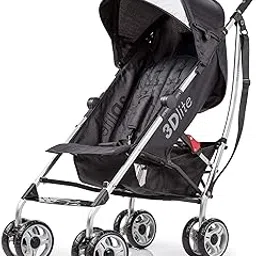 Summer Infant 3Dlite Convenience Stroller, Black-image-1