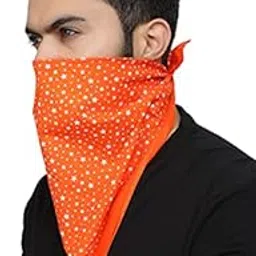bismaadh Cowboy Paisley Novelty Star Print Multipurpose Headwrap Scarf Bandana For Men & Women Pack of 1-picture-33