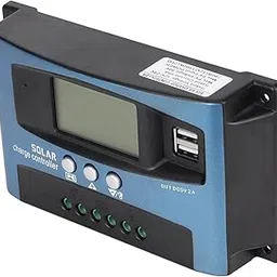 Solar Charge Regulator, MPPT 40/50/60/100A Solar Charge Controller Dual USB LCD Display 12V 24V for Electrical Replaceable Accessory(60A-60A)-picture-36