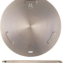 JIENAQIN 11inch Induction Cooktop Mat, Induction Converter Heat Diffuser Simmer Ring Plate,Stainless Steel Heat Diffuser Induction Plate with Stainless Handle Adapter Converter (28cm)-picture-14