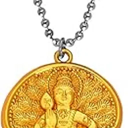 Tamil Om Murugan Kartikeya Kumara Kumaraswami Subrahmanyam Locket With Chain Gold Zinc Metal Necklace Pendant Chain For Men And Women-image-14