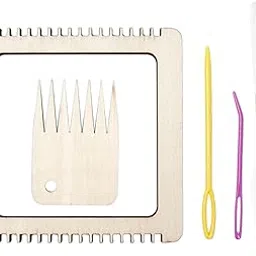HEAVENGLOW Mini Weaving Looms Set Gift Handicraft Craft Wooden for Kids Adults | Crafts | Needlecrafts & Yarn | Weaving | Weaving Looms-image-17
