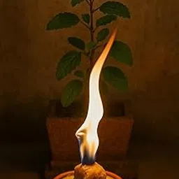 365 Cotton Wicks for Pooja Aarti | Long Jyot Batti for Pooja Aarti | Pack of 10 (Each Pack 365 Wicks) | Karthika Masam Deepam Vathulu | Lambi Batti for Temple & Home Use image 1