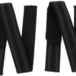 SECRET DESIRE Creations 3x1 Pair Weightlifting Wrist Wraps Strength Training Support Braces Black-image-3