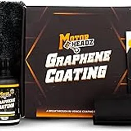 Motor Headz Graphene Ceramic Coating (30Ml), Advanced Coating Technology For Cars, Motorcycles, Suvs, &Boats, 5+ Years Of Long Lasting Shine & Durability, Extremely Hydrophobic, All In One Kit, Brown image 1