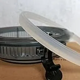 Clips Chutney Jar Gasket Rubber White Round 12 cm Outer Diameter, Pack of 1-picture-29