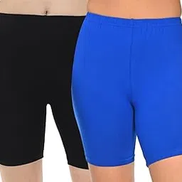 Flybirds Womens Yoga Shorts/High Waisted Athletic Running Workout Gym Biker Shorts-image-46