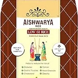 AISHWARYA Low GI Raw Rice – NABL Lab Tested | Diabetic-Friendly Choice for Balanced Diet | Naturally Aged Small Grain (5 Kg)-picture-30