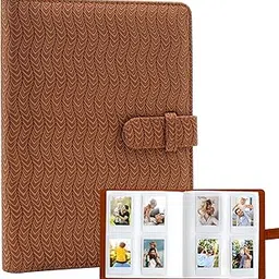 128 Pockets Photo Album for Polaroid Camera, for Fujifilm Instax Mini LiPlay 11 90 70 50S 26 25 9 8+ 8 7S Instant Camera, Polaroid Snap SnapTouch PIC-300 Z2300 Mint Zip Instant Camera (Brown Waves)-picture-26