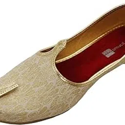 deeuco Men's Ethnic Cream Wedding and Sherwani Jutti, Mojari-picture-26